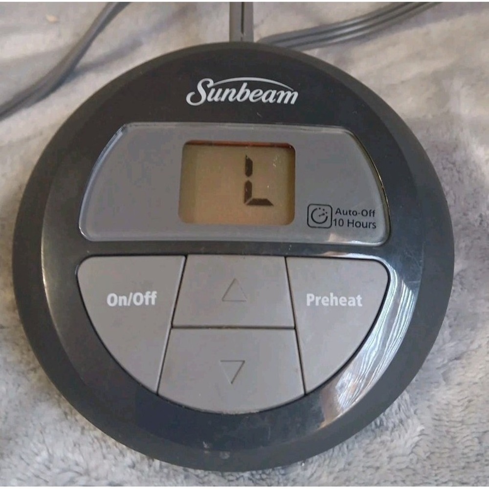 Sunbeam Z85 Electric Heating Blanket‎ Control 3 Prong No Blanket